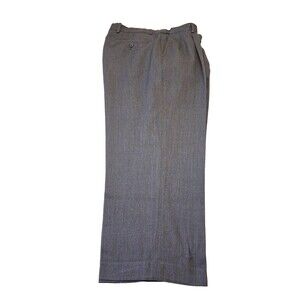 Eddie Bauer Men’s Wool Dress Pants 38 Charcoal Gray Relaxed Fit Classic